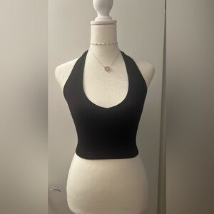 🌹5 for $50🌹Aritzia Sunday Best Black Ribbed Halter Top